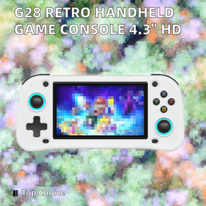 Tgsigo G28 Arcade Retro video cầm tay Trò chơi giao diện điều khiển 4.3 "HD IPS Màn hình hệ thống Linux 64GB 128GB trẻ em trẻ em Quà tặng Gameboy - Product Image 2