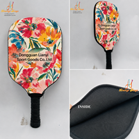 Housse de raquette de pickleball personnalisée en néoprène à impression intégrale pour cadeaux promotionnels d'équipes de club avec support d'échantillons