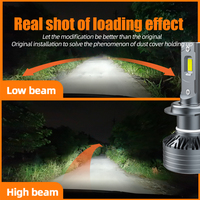 AKE T2 100W H1 bombilla de faro LED 6000K 10000Lm bombillo LED H3 H4 H7 H11 HB3 9005 hb4 9006 hir2 9012 luces LED con CANbus