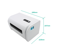 Imprimante thermique de codes-barres NETUM sur pied USB/LAN pour étiquettes d'expédition A6 – Garantie 1 an – Usage commercial