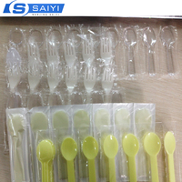 Qualité alimentaire Jetable salade pâtes spaghetti En Plastique fourche emballage individuel machine