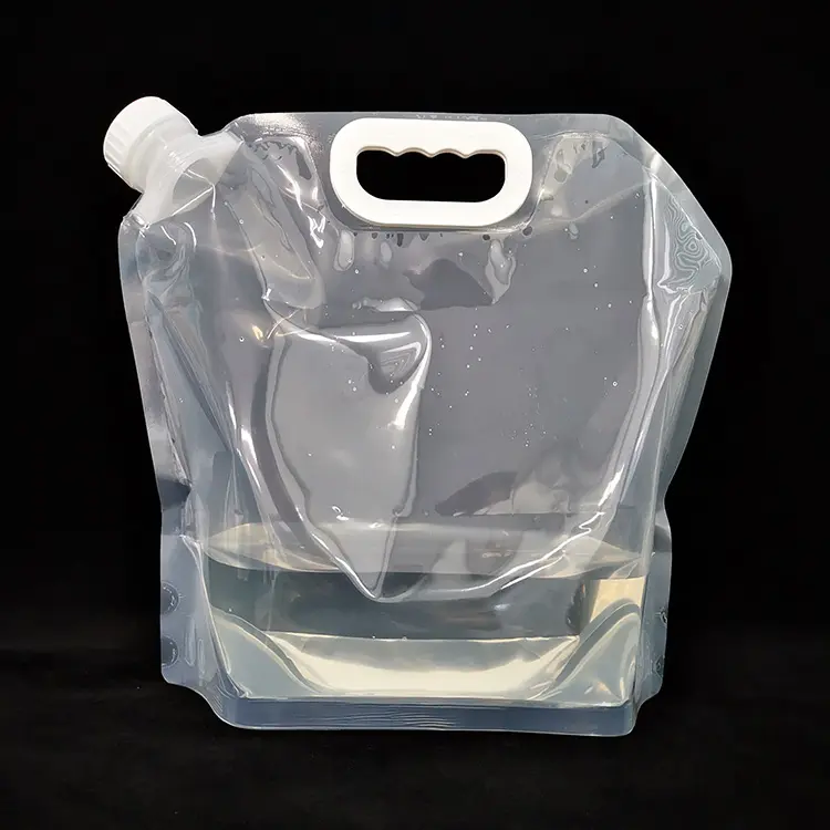 5Kg 5l Doypack Stand-Up Verpakking Opslag Zakje Eco Bekleed Vloeibare Tuit Zakken Voor Shampoo Zeep Wasmiddel