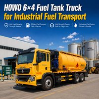 Fournisseur fiable de camions-citernes HOWO TX 6x4 avec corps de réservoir en aluminium pour la livraison de carburant diesel
