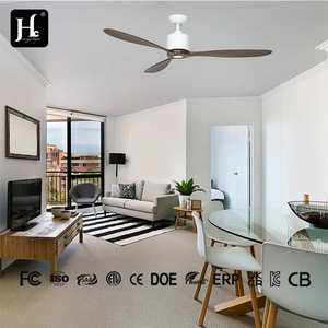 52-inch Solid Wood Ceiling <b>Fan</b> DC Luxury Wood 110V-220V <b>Remote</b> <b>Control</b> Smart LED Lighted <b>Fan</b> - Product Image 3
