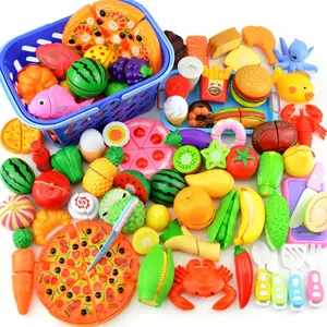 Hersteller Werbung billige Simulation Küchen spielzeug schneiden Obst Set Kinderspiel haus Obst und Gemüse schneiden Spielzeug