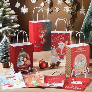 Bolsas <span class=keywords><strong>de</strong></span> Regalo <span class=keywords><strong>de</strong></span> Papel Navideñas Grandes con Diseño <span class=keywords><strong>de</strong></span> Árbol <span class=keywords><strong>de</strong></span> Navidad, Bolsas <span class=keywords><strong>de</strong></span> Embalaje para Dulces y <span class=keywords><strong>Ropa</strong></span>, Regalo <span class=keywords><strong>de</strong></span> Año Nuevo - Product Image 1