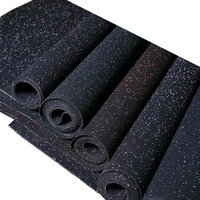 Tapis anti-dérapant non toxique 3-12Mm Epdm Tapis de gymnastique Tapis de sol en caoutchouc Rouleaux