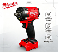 Clé à chocs sans fil 18V FUEL M18 à moteur sans balais, 1/2 pouce, pour travaux de réparation domestiques et bricolage, modèle Milwaukee, la plus vendue