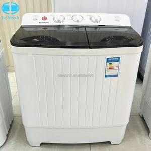 En stock – Lave-linge semi-automatique portable 7 kg avec fonctions de lavage et d'essorage séparées, déshydratation rapide - Product Image 1