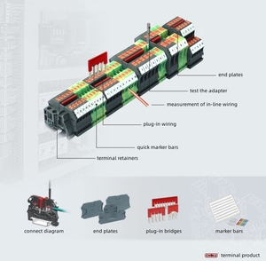 Chiku Ptv <span class=keywords><strong>2</strong></span>.5-Twin Veerzijde Insert 1 In <span class=keywords><strong>2</strong></span> Uit Plug In Twin Type Din Rail Terminal Block Connector - Product Image 2