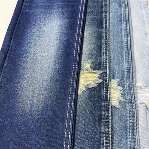 Jingrun <span class=keywords><strong>Super</strong></span> cimosa elasticizzata in tessuto misto Denim Jingrun tessuti <span class=keywords><strong>Jeans</strong></span> elasticizzati 10 once blu scuro Stonewashed elasticizzati - Product Image 2