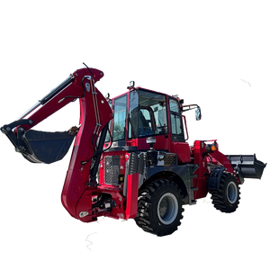 Topone nóng bán Mini Máy xúc loader bốn bánh lái backhoe loader TBL30-25 2.5ton mini loader CE EPA phê duyệt - Product Image 5