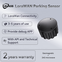 KAVASS Système de capteurs de parking Détecteur magnétique de places de parking basé sur LoRaWAN Capteurs de guidage à ultrasons pour une détection supérieure