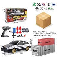 Superventas 4WD Drift Rc Car Two Sets TiresHigh-Speed Drift 30 KM/H Retro Racing Electric Game Racing Vehicle Toy Gift