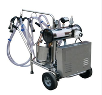 Machine à traire électrique portable 25L à aspiration, 110V/220V, à seau unique, pour bovins et caprins, directement de l'usine