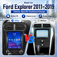 Autoradio Android 9,7 pouces pour Ford Explorer 2011-2019, CarPlay sans fil, Android Auto, navigation GPS, écran tactile