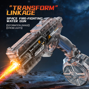 Pistola ad Acqua Elettrica Automatica ad Alta Velocità per Bambini con Luce, Gioco Estivo da Spiaggia e Piscina - Product Image 2