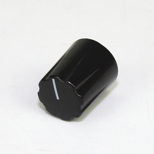 Perilla de interruptor giratorio de plástico con inserción de latón, estilo Davies 1900, moleteada, de 16x12.7MM, para eje de 6.35mm - Product Image 5