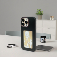 Coque de Protection Intelligente pour iPhone 17 Pro Max, Housse Intelligente DIY à Quatre Couleurs avec Écran E-ink pour iPhone 17 Pro