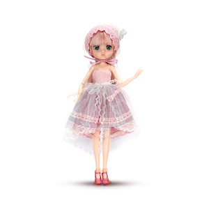 ตุ๊กตา BJD ขนาด 12 นิ้ว สำหรับเด็กผู้หญิง แบบข้อต่อ DIY หน้าตุ๊กตา 30 ซม. พร้อมชุดเดรส ของเล่นเด็กผู้หญิง ของขวัญสำหรับเด็กผู้หญิง - Product Image 5