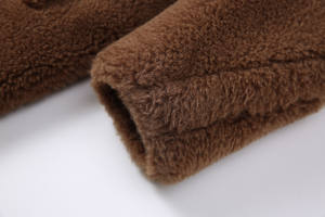 2023 Neues Design hochwertige benutzer definierte 100 Wolle Kamel Kaschmir Winterkleid ung für Damen bekleidung Mäntel - Product Image 6