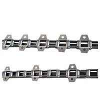 Chaînes de transmission pour machines agricoles, chaînes de transmission de haute qualité pour diverses applications, chaîne à rouleaux avec accessoires