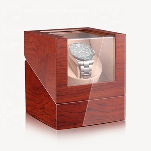 MINEESI Boîtier de remontoir de <span class=keywords><strong>montre</strong></span> automatique rotatif simple, personnalisé avec logo, finition brillante, OEM ODM, en bois, de <span class=keywords><strong>luxe</strong></span>, protecteur et durable - Product Image 6
