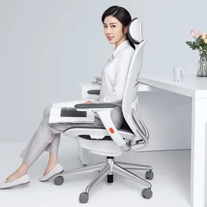 Meilleures chaises de poste de travail Ergo longue tenue Chaise de bureau en maille pour gestionnaire moderne Ergonomique