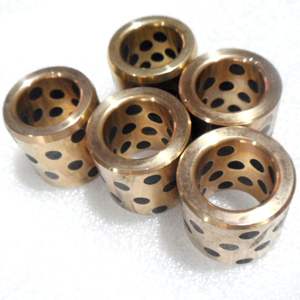 SOB20-30-30บูชตลับลูกปืนแบบแข็งแขนทองแดงกราไฟท์หล่อลื่นในตัวสำหรับขายส่งปลีก - Product Image 3