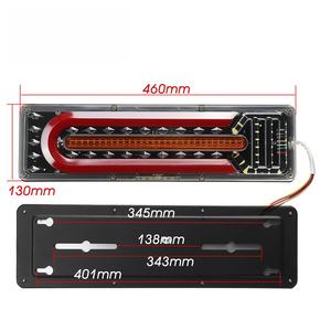 Nueva Luz Trasera para Camión DC9V-28V, LED Cuadrada Impermeable IP65 con Ajuste Universal, 900 Lúmenes, 3W para Camiones y Remolques - Product Image 2