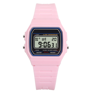Moda deportes multifuncional lujo impermeable cronógrafo <span class=keywords><strong>despertador</strong></span> luz LED noche rectángulo relojes digitales - Product Image 2