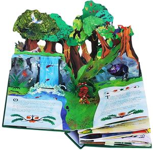 JINXU Impresión Fabricantes Personalizado 3D Relieve Animal <span class=keywords><strong>Libro</strong></span> Miniatura Pop <span class=keywords><strong>up</strong></span> <span class=keywords><strong>Libro</strong></span> The_Jungle_Book_A_Pop_<span class=keywords><strong>Up</strong></span>_Adventure - Product Image 2