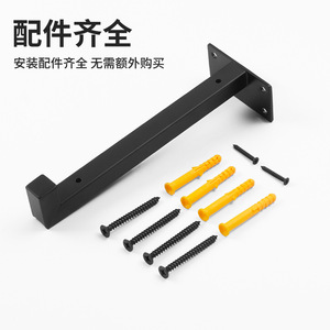 Soporte de Tubo Cuadrado con Gancho de Una Línea, Acero Laminado en Frío, 6, 8, 10, 12 Pulgadas, Soporte para Muebles de Alta Resistencia - Product Image 2