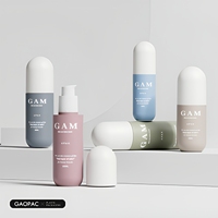 Flacon cosmétique PETG personnalisé de qualité supérieure, couleur personnalisée, pour lotion, sérum, tonique, spray, pompe, 100/120 ml, emballage imprimé à l'écran
