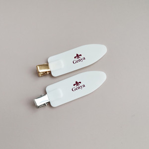 Genya Custom LOGO Soft Silicone 8cm Creaseless <strong>Hair</strong> Clip Bendable Matte No Crease <strong>Pin</strong> 7cm Large No Bend Curl Clips <strong>for</strong> Skin Care - Product Image 6