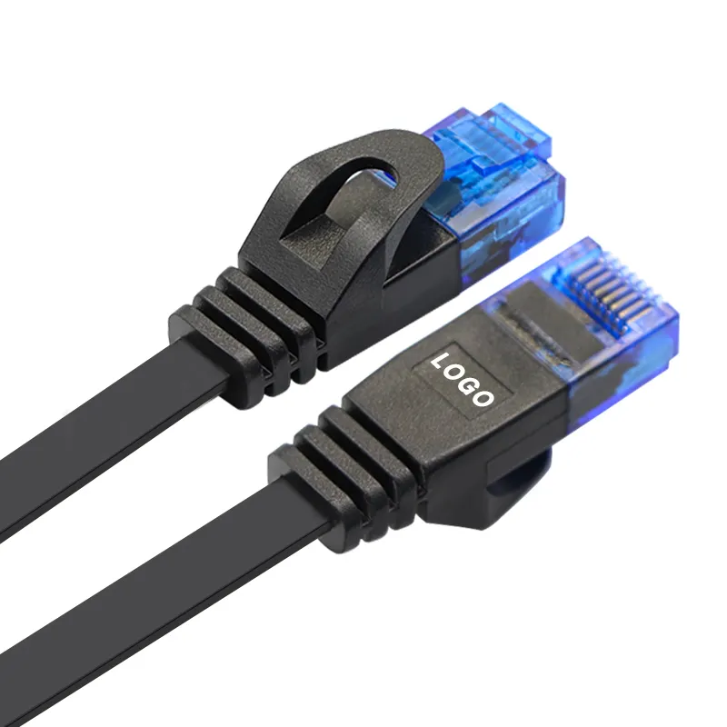 Liansu High quality Ethernet cable 0.2m 1m 2m 3m 5m 1m-30m cat6 UTP Flat Lan cable patch cord rj45 cable