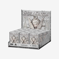Authentique POP MART SKULLPANDA Where Time Dwells Blind Box Lot de 9 figurines PVC, jouet artistique de designer, objet de collection, ornement de bureau, cadeau