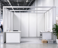 Stand d'exposition modulaire en aluminium 13*13 pieds, assemblage rapide, réutilisable, pour les entreprises de location d'expositions, Asie du Sud-Est
