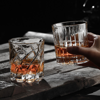 Ensemble de verres de haute qualité, 11 onces, style rock, verres à whisky à l'ancienne, verres sans pied, verres à sublimation