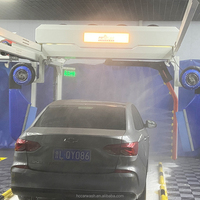 Machine de lavage de voitures électrique intelligente commerciale à prix d'usine, sans contact, automatique, en acier inoxydable, 25 kW, 360 degrés