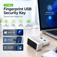 Lecteur d'empreintes digitales USB miniature pour Windows Hello, authentification biométrique, gestion des mots de passe, cryptage de fichiers, clé de sécurité