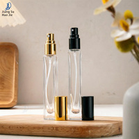 Flacon de parfum en verre gaufré créatif de 10 ml, 12 ml, 15 ml avec bouchon, flacon distributeur de parfum, flacon à bille portable haut de gamme