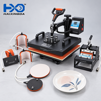 Presse à Chaud Manuelle Électrique 8-en-1 29x38cm pour Sublimation – Imprimante de Transfert pour T-shirts, Mugs, Casquettes, Assiettes, Tapis de Souris