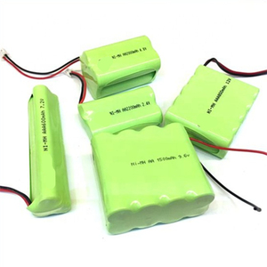 충전식 1.2v 2.4V 3.6V 4.8V NiMH 배터리 팩 AA AAA SC/C D 9V 크기 NiMH 배터리 사용자 정의 지원