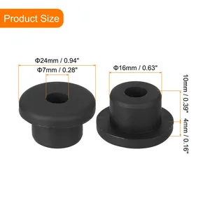 Agujero de perforación Ojales de goma Ojales de sombrero de copa Tapón de orificio de cortafuegos - Product Image 3