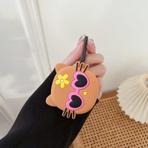 Coque de protection personnalisée en silicone et caoutchouc pour écouteurs, motif chat Kitty, chat, dessin animé 3D, pour <span class=keywords><strong>Samsung</strong></span> Galaxy Buds <span class=keywords><strong>2</strong></span> <span class=keywords><strong>pro</strong></span>, étui Live FE - Product Image 3