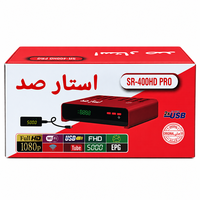 Penerima Satelit DVB-S2 Gratis dengan Sensor LED Ganda Digital 1080P USB WiFi Set Top Box Decoder Plastik SR-400HD PRO 12 Bulan