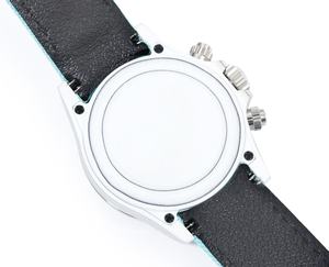 Montre mécanique sportive étanche pour plongeur, avec alarme, cadran à aiguilles, pierre précieuse diamant bleu, carbone blanc de haute qualité, 40 mm - Product Image 3