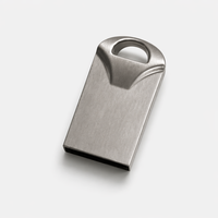 Clé USB en métal de qualité supérieure, gravure personnalisée du logo, clé USB compacte et portable, USB 2.0