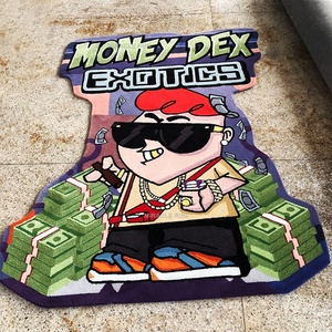 Thảm Và Thảm In Logo Thương Hiệu Thương Mại Thảm Sàn Cắt Thủ Công Thảm Tùy Chỉnh Có Logo - Product Image 3